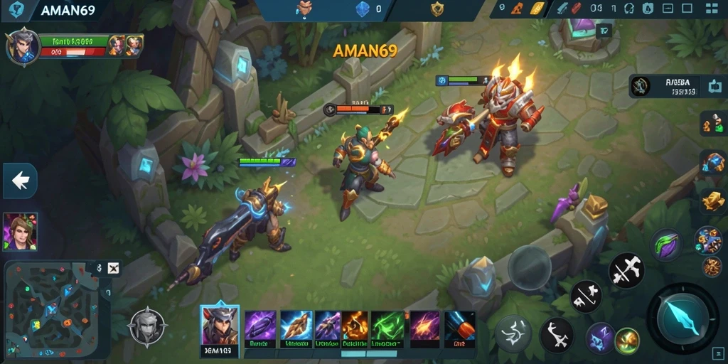 Screenshot gameplay AMAN69 yang penuh aksi dan strategi.