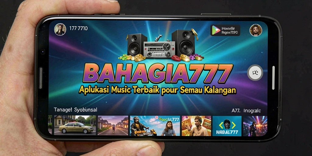 Antarmuka BAHAGIA777 yang sederhana dan intuitif untuk mendengarkan musik.
