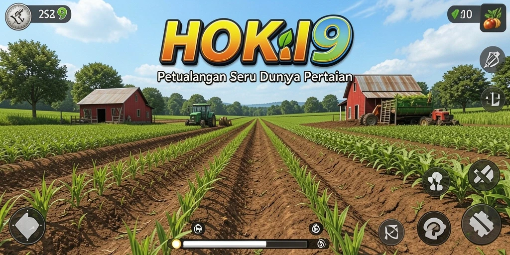 Gameplay HOKI9 yang menampilkan pertanian yang menyenangkan.