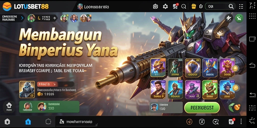 Screenshot utama LOTUSBET88 menampilkan gameplay seru dalam membangun bisnis Tycoon.