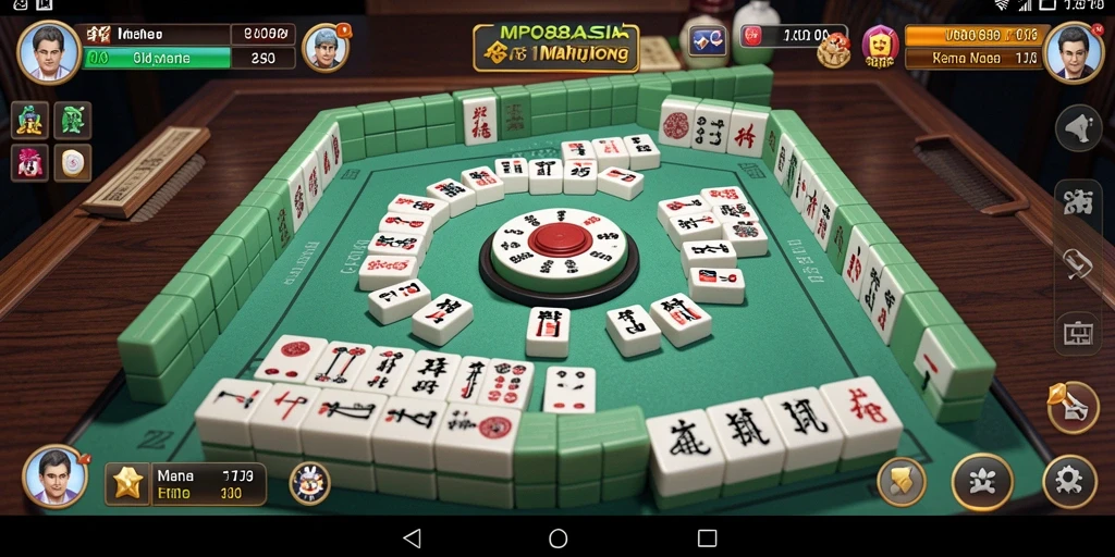 Screenshot gameplay MPO88ASIA menampilkan aksi seru permainan Mahjong.