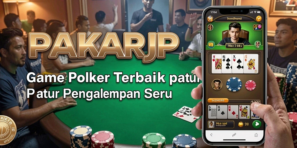 Tangkapan layar utama PAKARJP menunjukkan keseruan bermain poker.