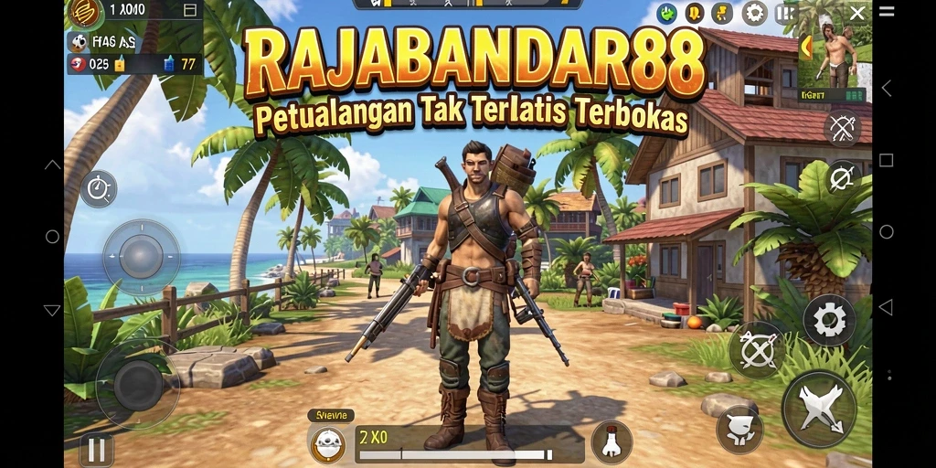 Tampilan gameplay seru dalam dunia terbuka RAJABANDAR88.