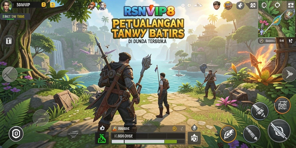 Tampilan gameplay RSNVIP8 yang menakjubkan di dunia terbuka.