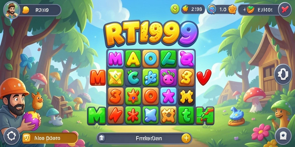 Tampilan gameplay RT99 yang menarik dan penuh warna.