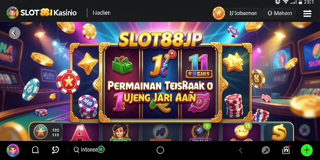 Tampilan menarik dari permainan slot di SLOT88JP.