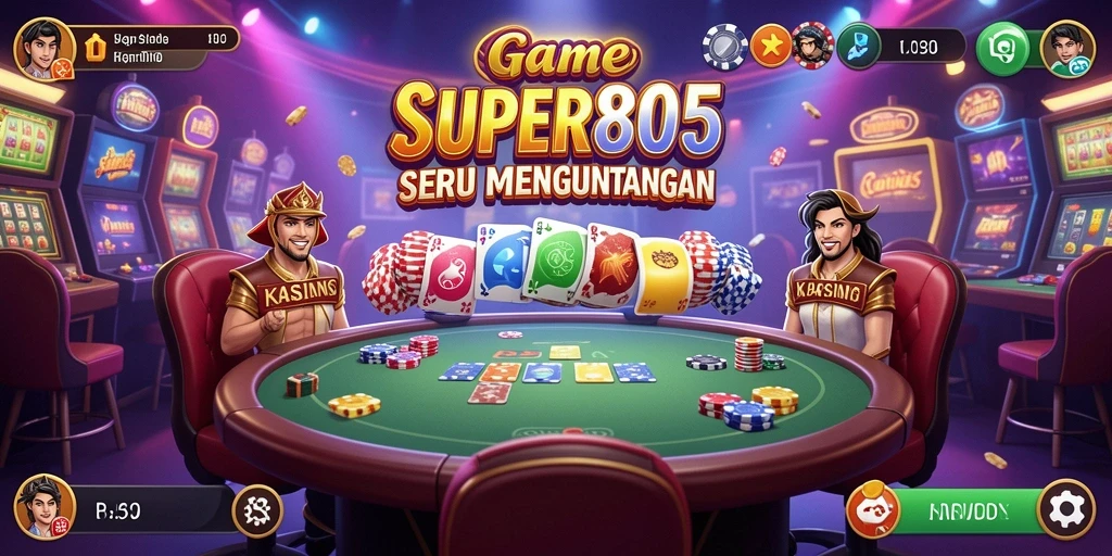 Tampilan gameplay <strong>SUPER805</strong> menampilkan aksi Kasino yang mendebarkan.