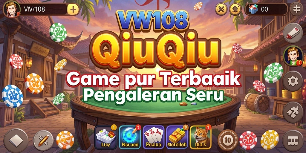 Tampilan gameplay QiuQiu yang seru di VW108.