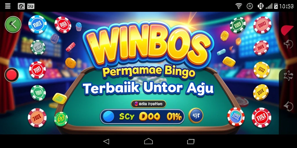 Tampilan gameplay seru dari WINBOSS dengan aksi Bingo yang mendebarkan.