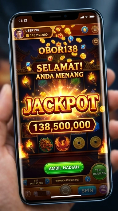 Tampilan antarmuka sederhana di aplikasi obor138.
